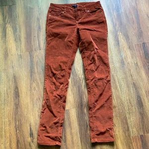 Forever 21 Rust Orange/red corduroy pants